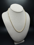 20" 14k Yellow Gold Rope 3.5mm 6.8g