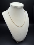 16" 14k Yellow Gold Franco 1.5mm 3.4g