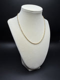 16" 10K Yellow Gold Rope Chain 2.5mm 6.8g