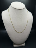 20" 14k Yellow Gold Cuban 1.75mm 4.9g
