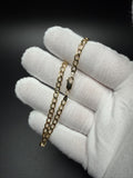 8" 14K Yellow Gold Curb 4mm 2.65g