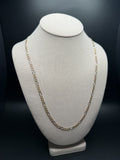 Pre-Owned 26" 14k Tri-Color Gold Figaro 4mm 13.0g