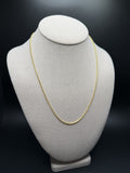 20" 14K Yellow Gold Franco Chain 1.8mm 7.8g