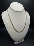 20" 14k Yellow Gold Cuban 4mm 25.2g