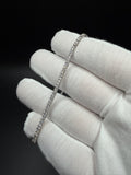 7.25" Platinum 3ctw VS/VVS Lab Diamond Tennis Bracelet 2.3mm 11.3g