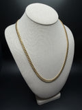 22" 14k Yellow Gold Cuban 5.5mm 18.8g