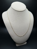 22" 14k Yellow Gold Paperclip 2mm 2.5g