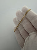 7" 10k Yellow Gold Rope 2.5mm 3.0g