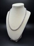 18" 5mm silver moissanite tennis chain, 40ctw D VVS1, 32.1g – Ott Family Jewelry (4)
