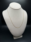 20" 14K Yellow Gold Curb 1.5mm 2.3g