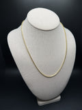 20" 14k Yellow Gold Franco 2.2mm 15.12g
