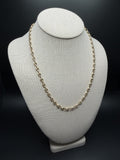 20" 14k Yellow Gold Puffed Mariner Link 5mm 12.2g