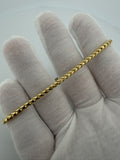 8" 14K Yellow Gold Franco 3mm 10.83g
