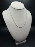 18 inch 2.5mm cable chain in 14K white gold, 2.94g, view 4 - Ott Family Jewelry