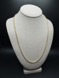 24" 3mm 14K yellow gold rope chain, 18.3g – Ott Family Jewelry (4)