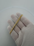 7.5" 5mm solid 14K yellow gold Cuban link bracelet, 15.6g – Ott Family Jewelry (4)