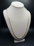 26" 14K Yellow Gold Heavy Fancy Anchor 3.5mm 19.44g
