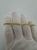 8" 4mm solid 10K yellow gold Cuban link bracelet, 9.45g – Ott Family Jewelry (4)