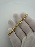7.25" 14K Yellow Gold Cuban 5mm 16.2g