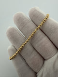 7" 10K Diamond Cut Moon Bead 3mm 3.2g