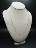 22" 14K Yellow Gold Paperclip 2mm 2.73g