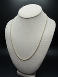 22" 14K Yellow Gold Ice Chain 2.5mm 9.6g