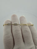 7" 14k Yellow Gold Paperclip 4mm 1.82g