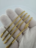 22" 10k Yellow Gold Cuban 3mm 12.91g