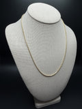 20" 14k Yellow Gold Rope 2.5mm 9.45g