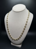 24" 14K Yellow Gold Puffed Mariner 8mm 20.9g