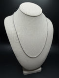 22" 14K White Gold Rope 2.5mm 10.53g