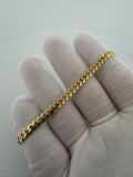 8" 14k Yellow Gold Cuban 5mm 16.65g