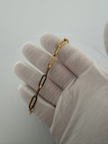 8" 14K Yellow Gold Paperclip 5.5mm 6.55g