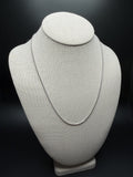 20" 14k White Gold Franco 2mm 7.42g