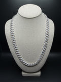24" 12mm silver moissanite Cuban chain, 31.45ctw D VVS1, 133.6g – Ott Family Jewelry (4)