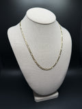 20" 14K Yellow Gold Figaro 4mm 10.81g