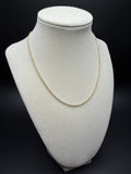 16" 14K Yellow Gold Rope 1.5mm 1.3g