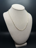 20" 14k Yellow Gold Paperclip 3mm 2.4g