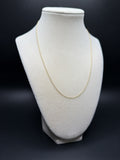 18" 14k Yellow Gold Herme$ Chain 1mm 2.04g