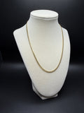 18" 3mm solid 14K yellow gold Cuban link chain, 12.45g – Ott Family Jewelry (4)