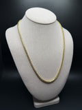 22" 3.5mm 14K yellow gold Franco chain, 48.2g – Ott Family Jewelry (4)