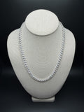20" 8mm silver moissanite Cuban chain, 12.6ctw D VVS1, 58.2g – Ott Family Jewelry (4)