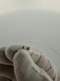 3.5mm 10k White Gold Ball Studs 0.2g