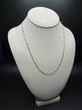 20" 14K Yellow Gold Figaro 2.5mm 4.3g