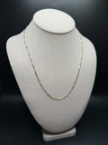 20" 2.5mm 14K yellow gold Figaro chain, 4.3g – Ott Family Jewelry (4)
