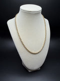 18" 3.5mm 14K yellow gold rope chain, 10.5g (pre-owned) – Ott Family Jewelry (4)