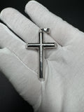 2.5” Silver Cross 6mm Bail 8.6g
