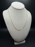 20 inch 1.5mm snake chain in 14K yellow gold, 2.4g, view 4 - Ott Family Jewelry