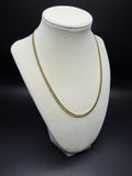 18" 14k Yellow Gold Cuban 4mm 22.65g