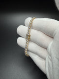 7" 14K Yellow Gold 10.04ctw E-F VS Lab Diamond Tennis EGL Certified – 4mm – 11.8g